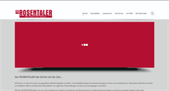 Desktop Screenshot of derrosentaler.at