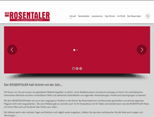 Tablet Screenshot of derrosentaler.at